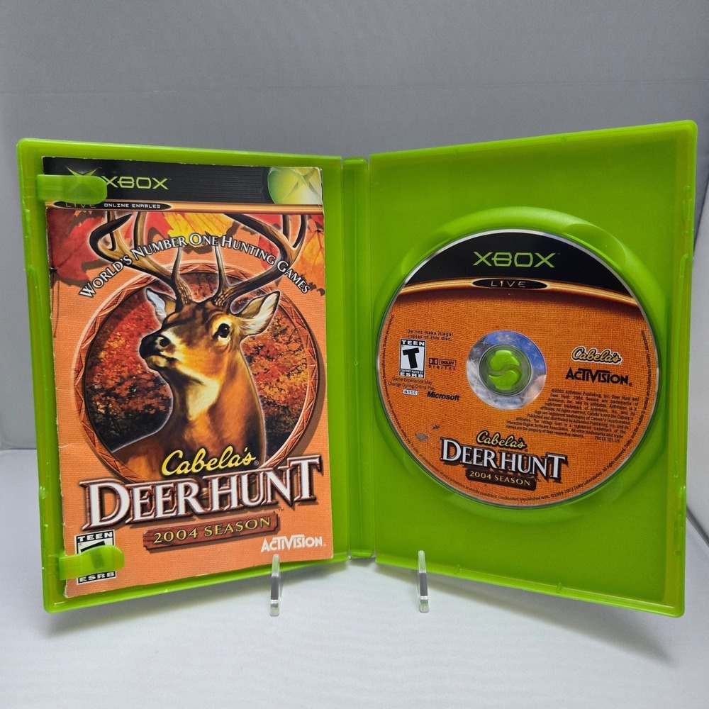 Cabela's Dangerous Hunts 2003 & Deer Hunt 2004 - Xbox - Complete CIB 2 Games - Picture 9 of 15